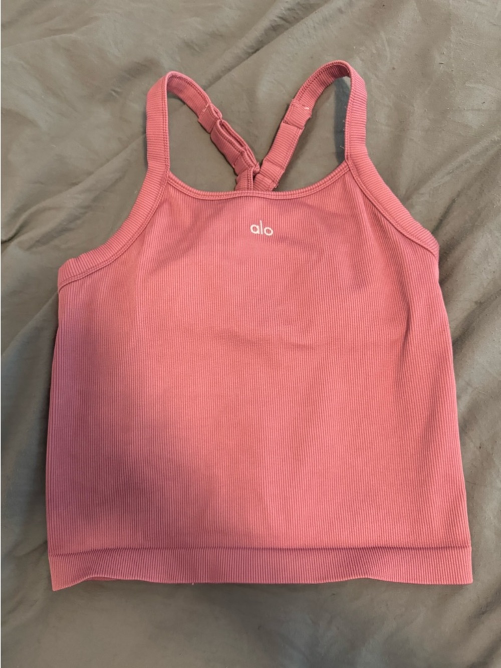 ALO Yoga Seamless Ribbed Favorite Bra Tank Top